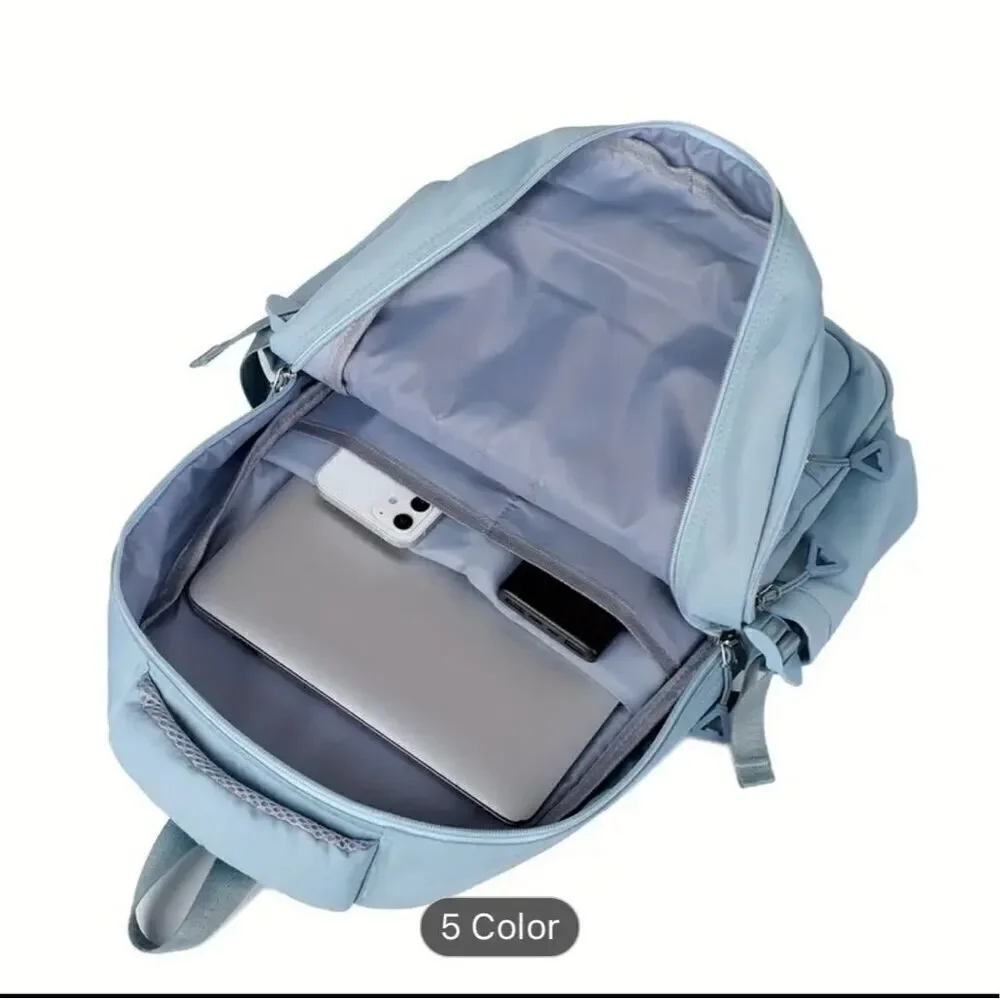 Blue Waterproof Computer Business Large Capacity‎ Backpack School Commuter Bag